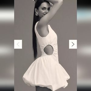 Maeve Cutout Bubble-Hem dress